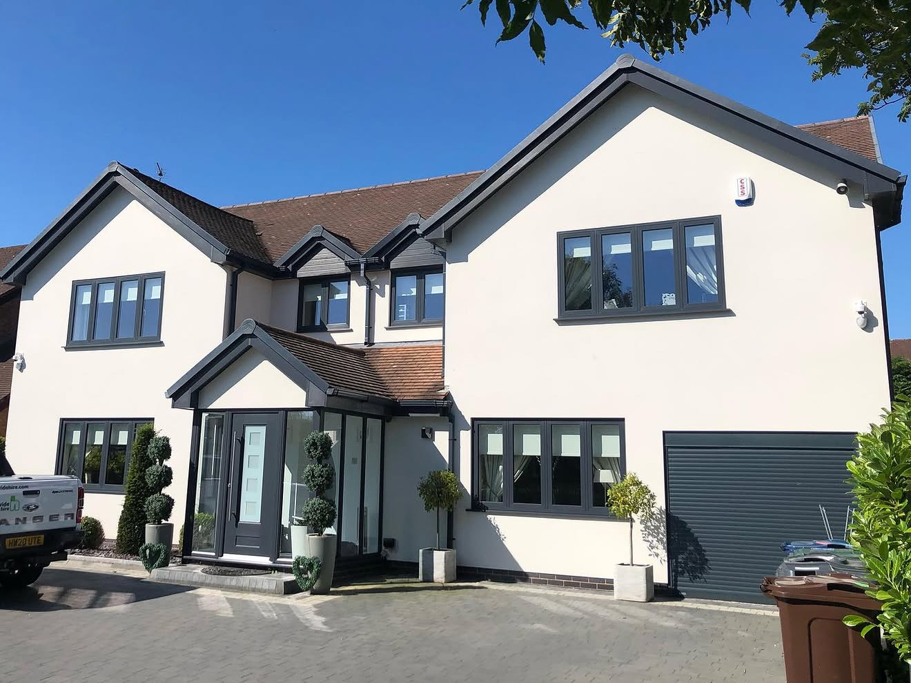 Rendered detached house